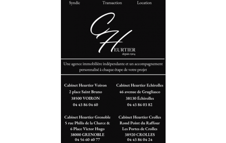 CABINET HEURTIER - GRENOBLE- VOIRON - CROLLES-ECHIROLLES